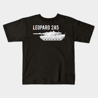 Crazy about tanks! German MBT Leopard 2A5 Kids T-Shirt